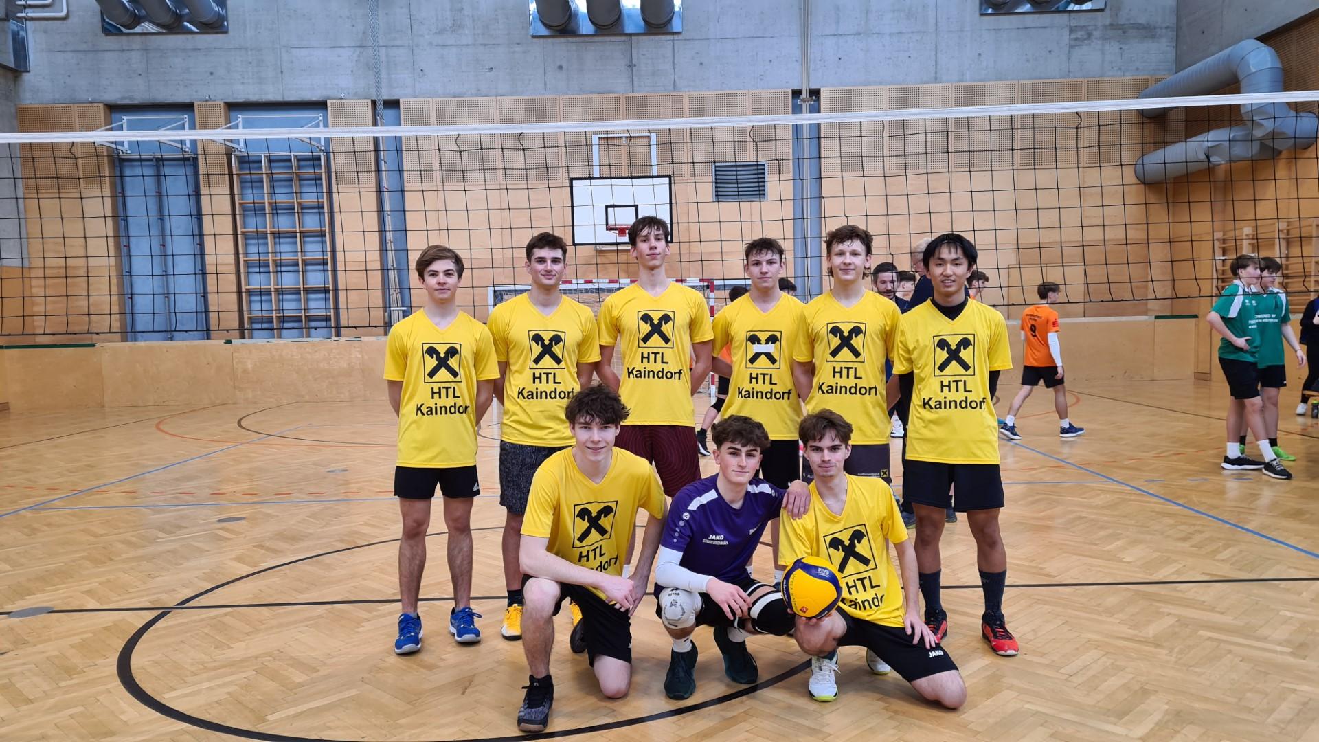 Die steirischen Oberstufen-Volleyball Vorrundenspiele in Kaindorf