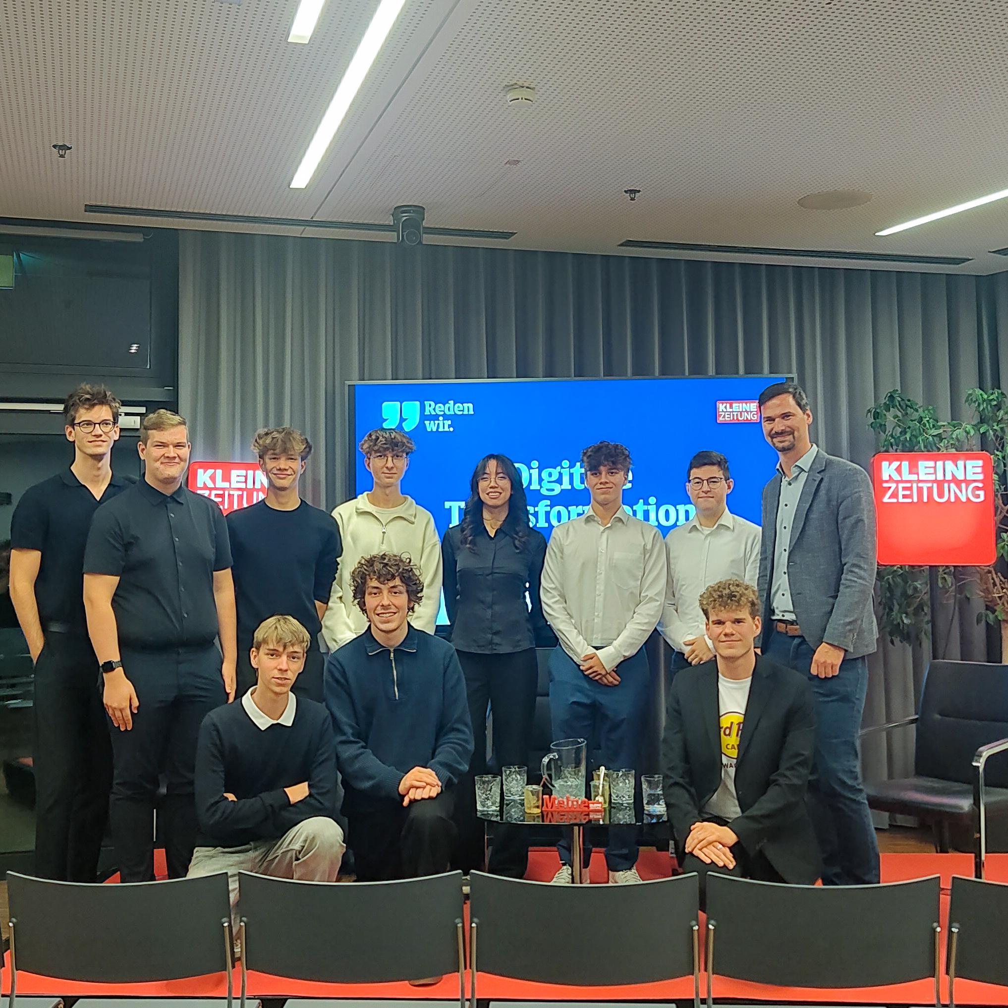 HTL Kaindorf beim Thementag Digitale Transformation der Kleinen Zeitung